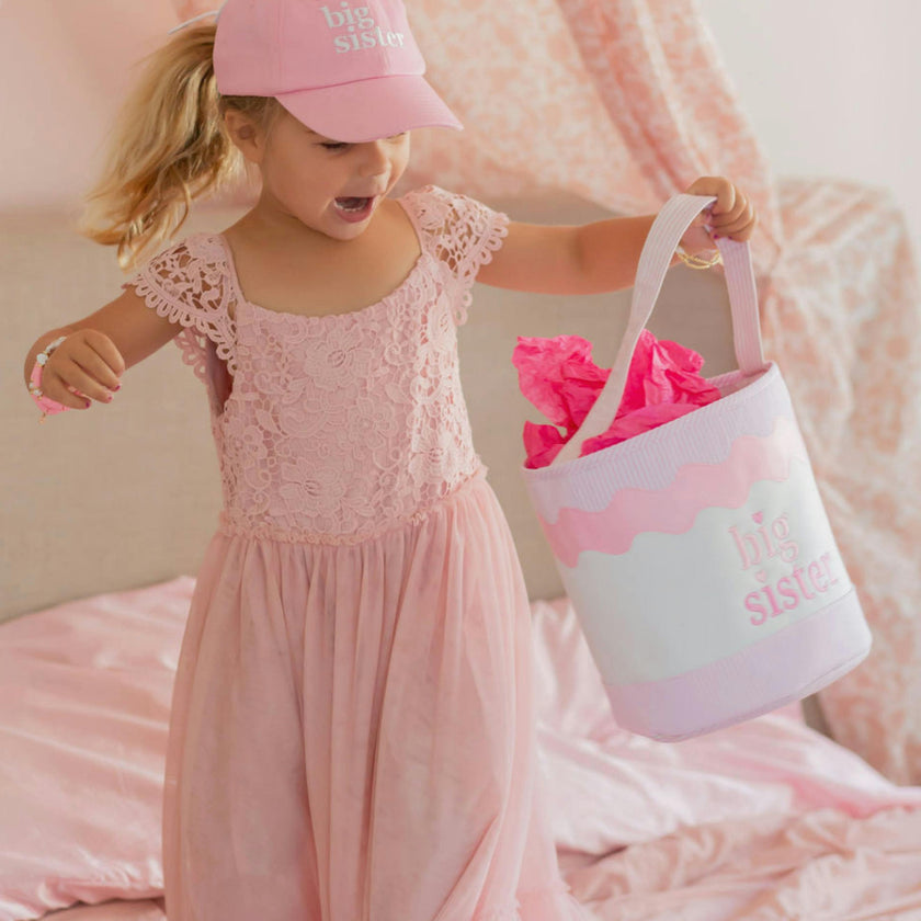 Big Sister Bow Baseball Hat (Baby/Toddler, Youth)
