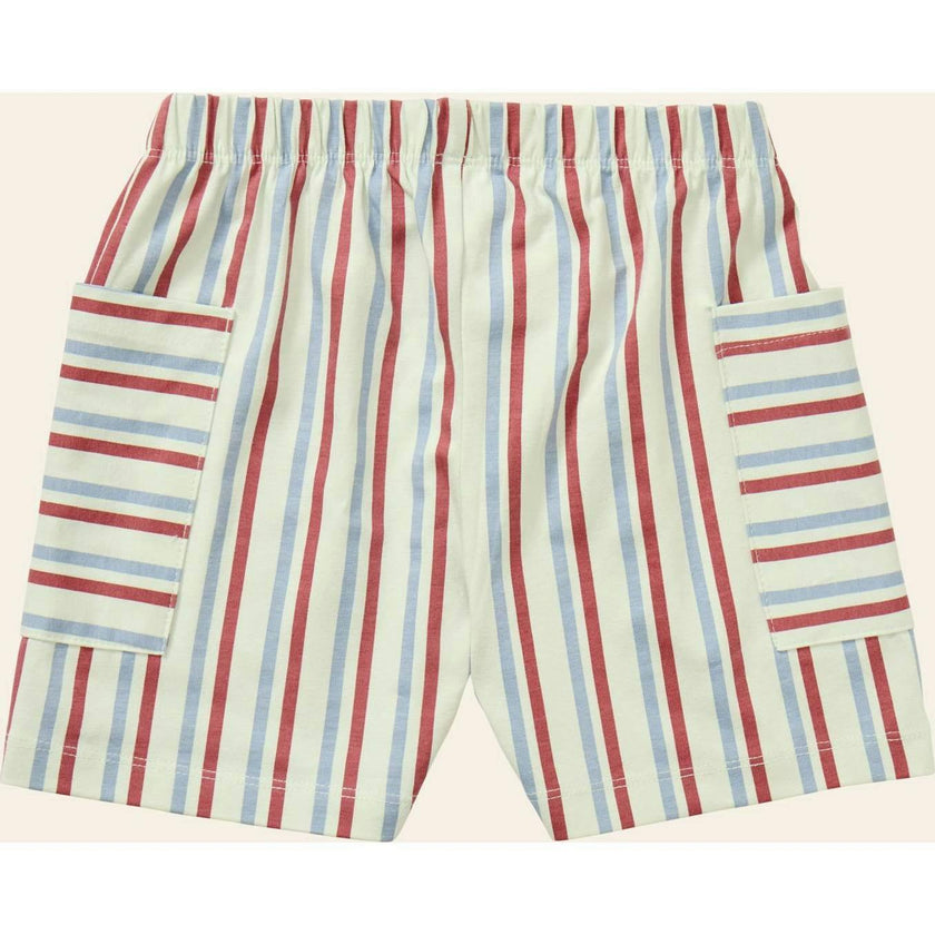 Stripe Mix Pocket Shorts