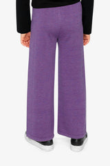 Knitted Wide Leg Pants Violet
