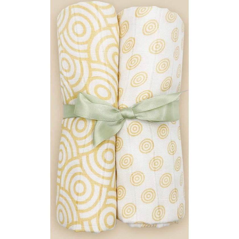 Swaddles and Socks New Baby Gift Set