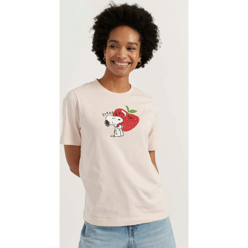 Cotton Snoopy Apple T-Shirt