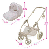 Little Flora: 2-In-1 Doll Pram - Bella