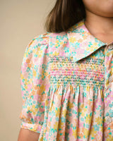 Jane Dress - Emma Floral Mint print