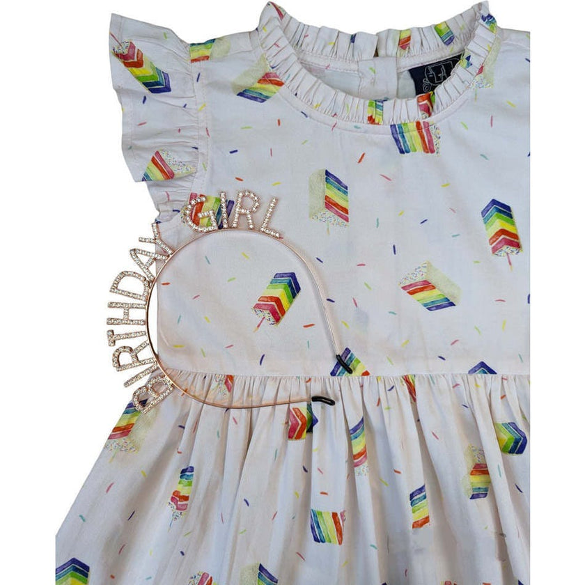 Birthday Cake Ruffle Dress