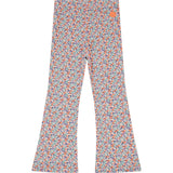 Bowtie Pasta Printed Flared Leggings