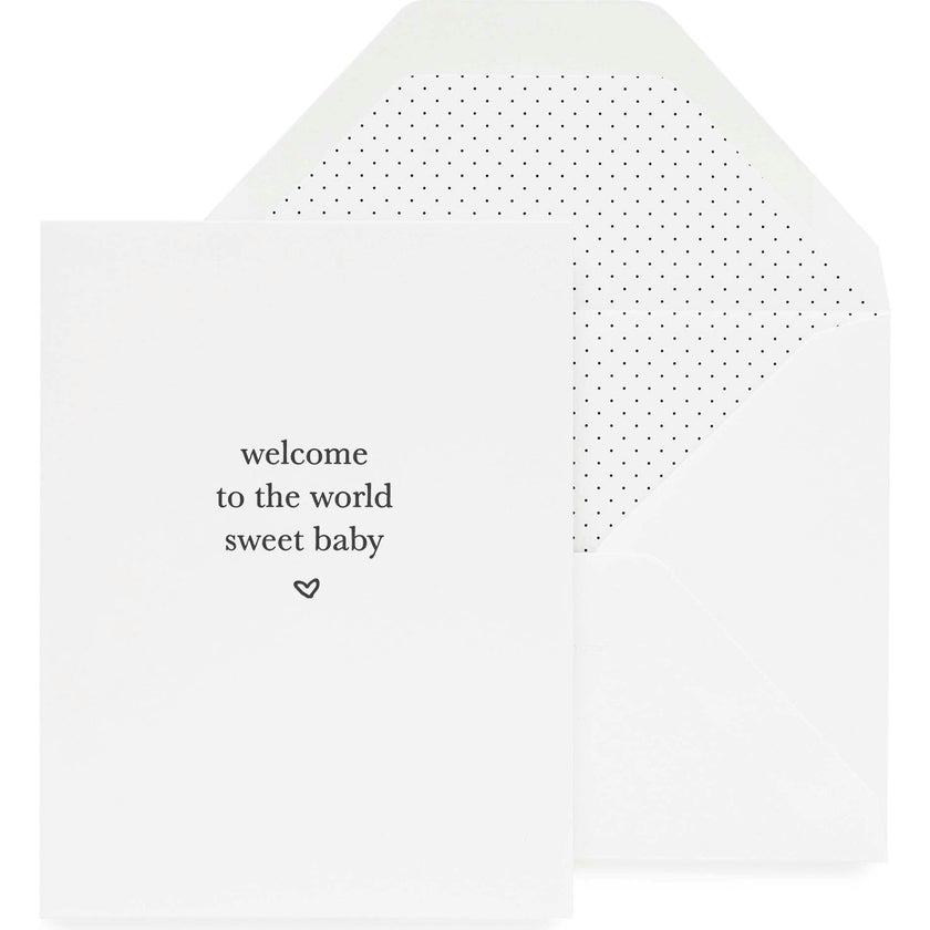 Welcome Sweet Baby Card
