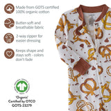 CRUZ Snug-fit Footed Baby Boys Pajamas