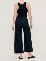 Hepburn Wide Leg Petite High Rise 25" Jeans | Flatiron