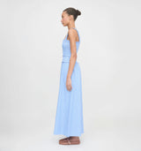 The Azalea Maxi Nap Dress - Blue Stripe