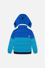Two Piece Play Snowsuit Light And Dark Blue With Navy Pants
