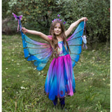 Butterfly Twirl Dress with Wings & Headband
