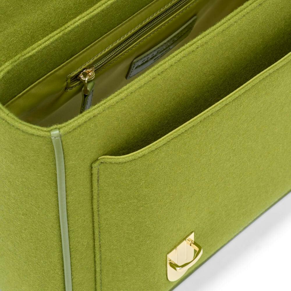 Boston Wool Adjustable Shoulder Strap Schoolbag