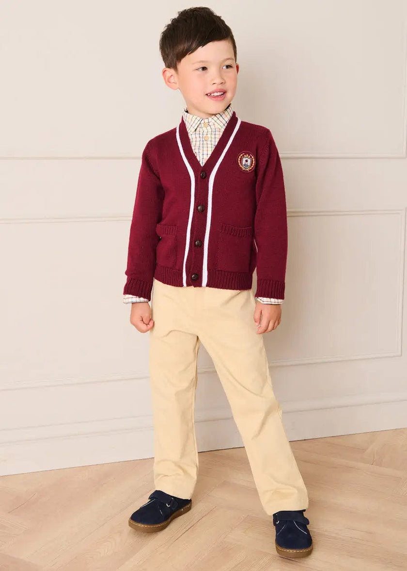 Plain Five Pocket Chino Trousers in Camel (4-10yrs)