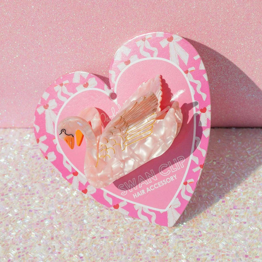 Packed Party Swan Style Claw Clip