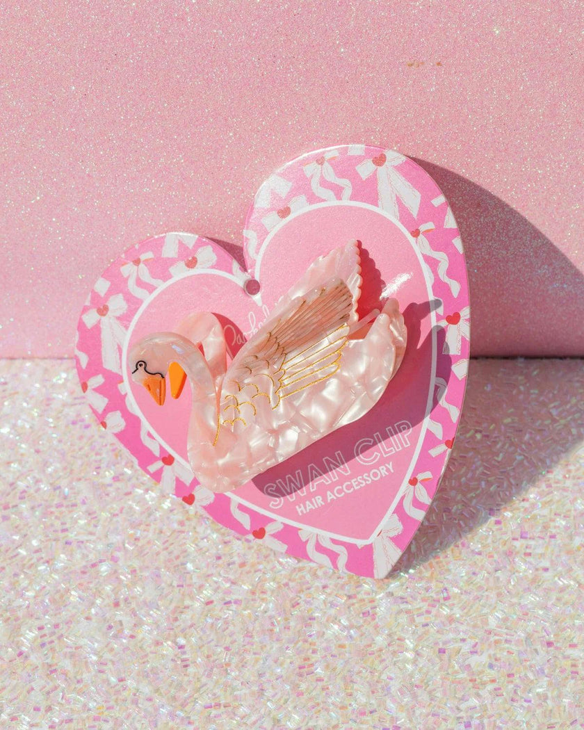 Packed Party Swan Style Claw Clip