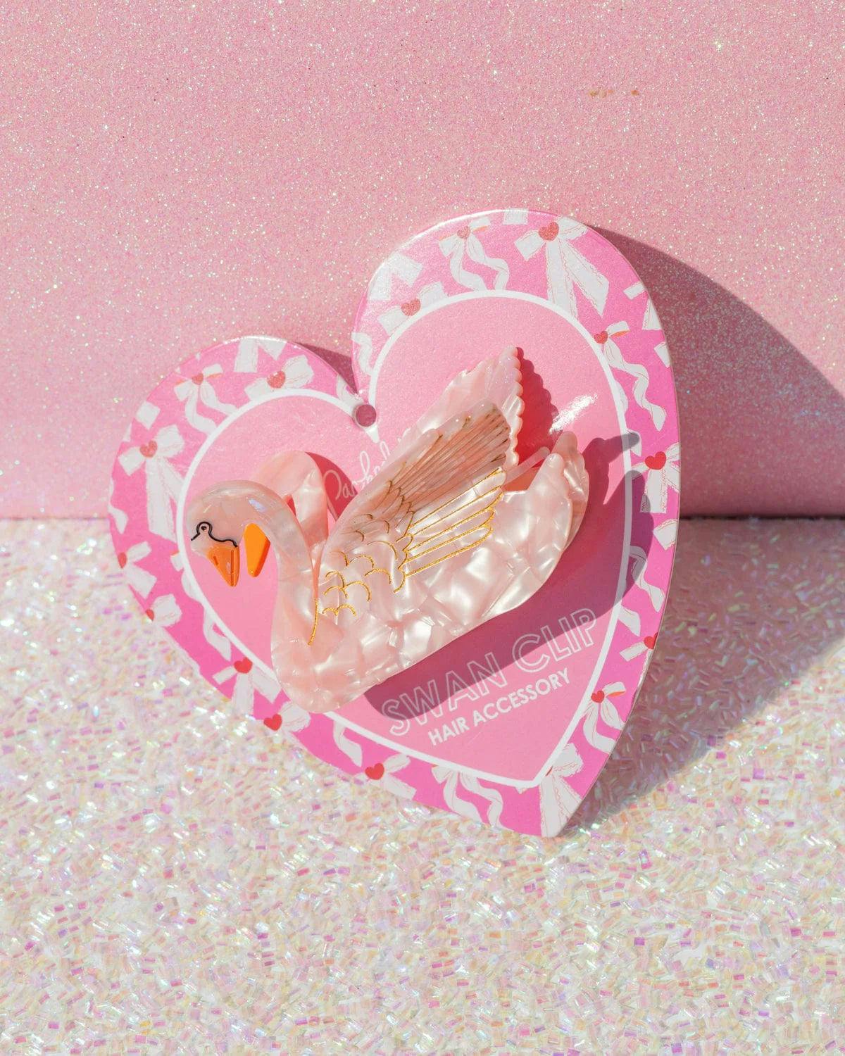 Packed Party Swan Style Claw Clip