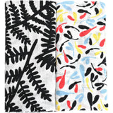 PLANT PRINT 2-PACK MUSLIN SQUARES - for 0 to 4 months & 5+ month old babies