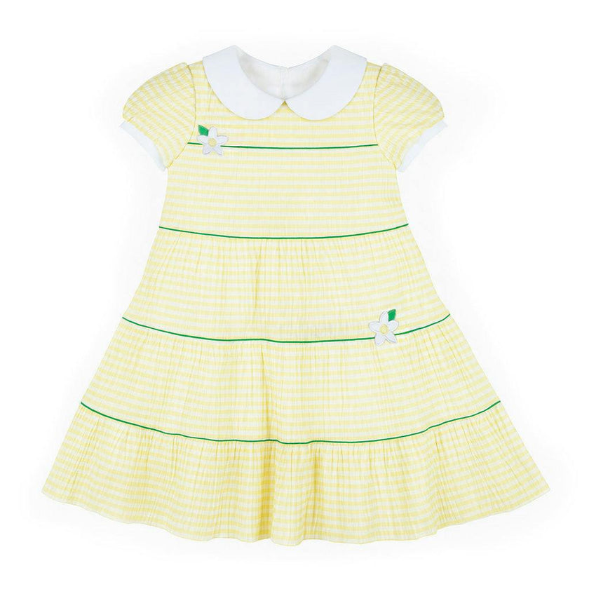 Stripe Dress With Flowers