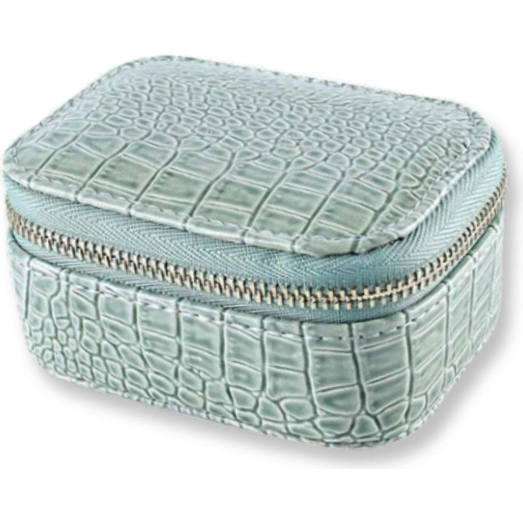 Mini Faux Leather Jewelry Case
