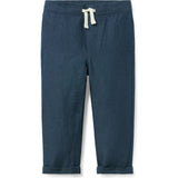 Linen-Cotton Cuffed Pant