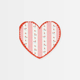 Vintage Rose Heart Napkins