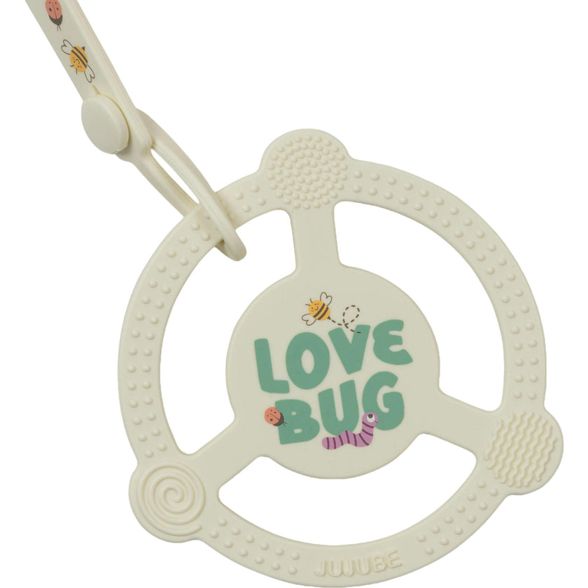 Studio Oh! Silicone Teether Ring With Detachable Clip