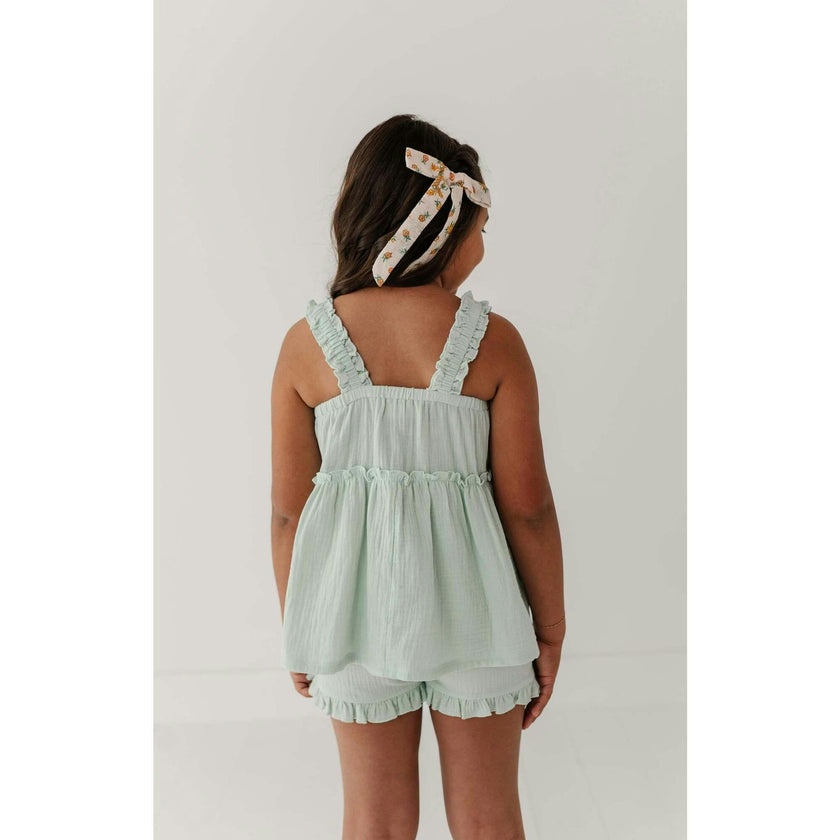 Ruffle Gauze Shorts