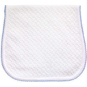 Basket Weave Baby Burp Cloth