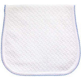 Basket Weave Baby Burp Cloth