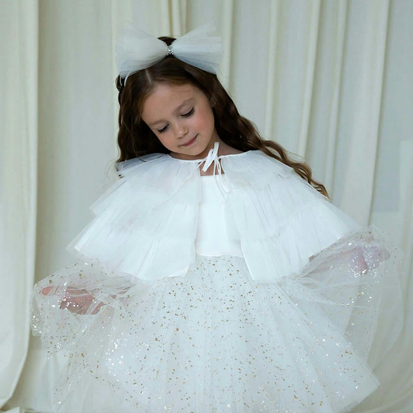 Sparkle White Dress Set