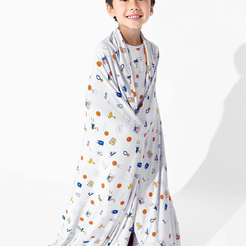 All Star Basketball Bamboo Blanket