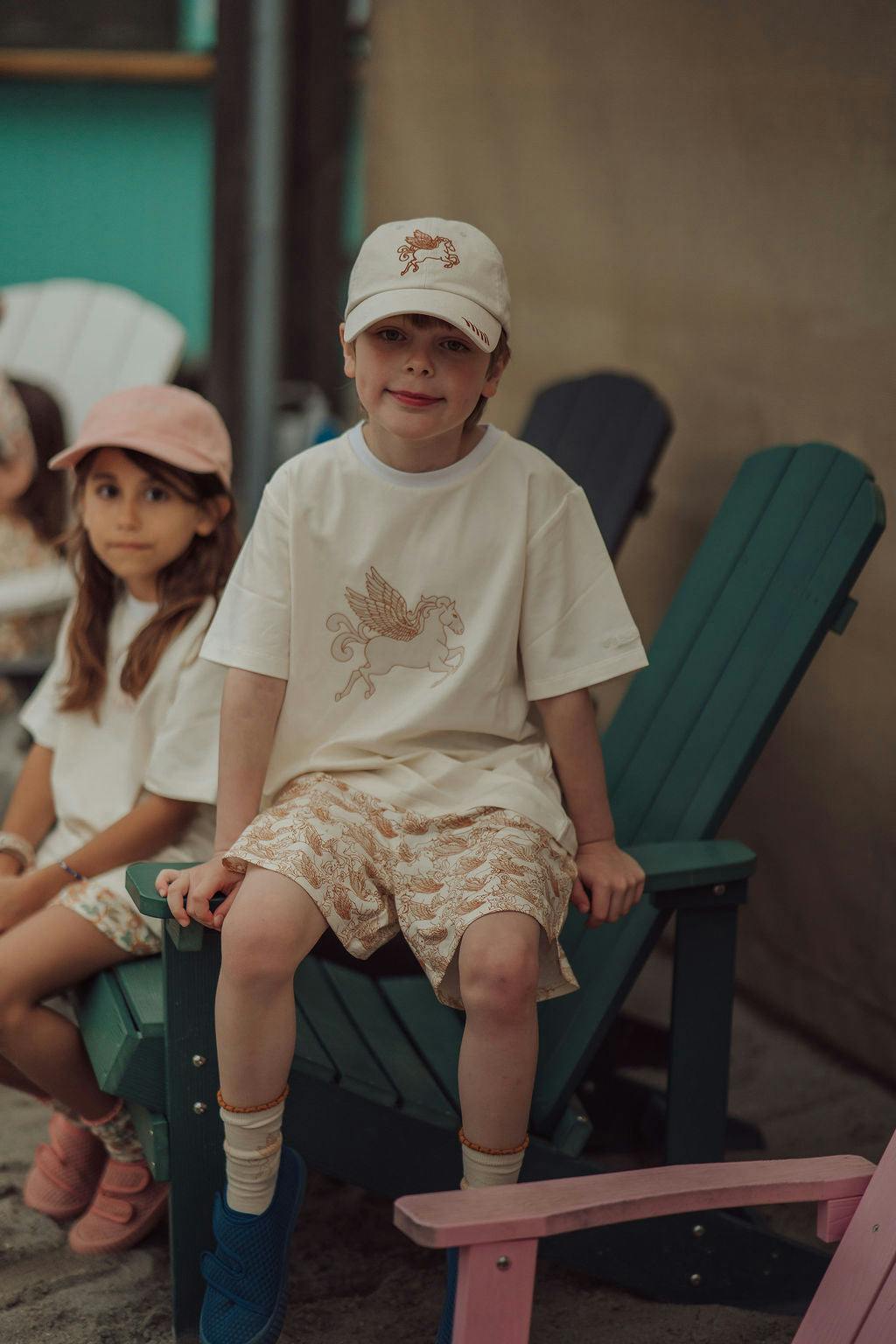 Play Shorts | Organic Cotton Terry - Pegasus