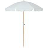 Luxe Beach Umbrella: Cream