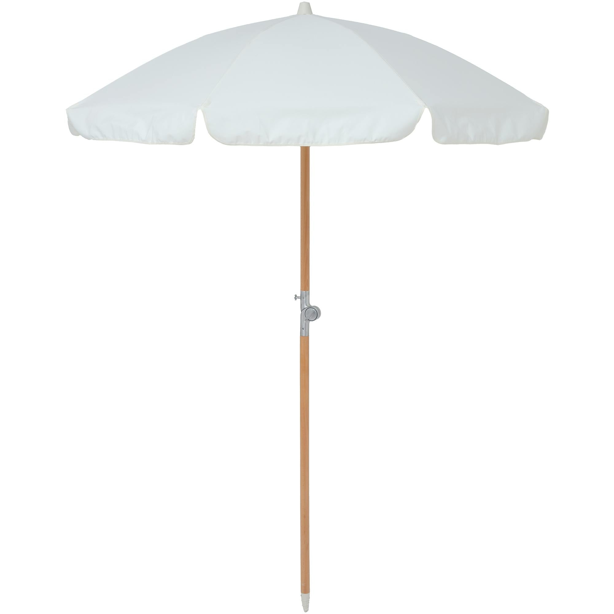 Luxe Beach Umbrella: Cream