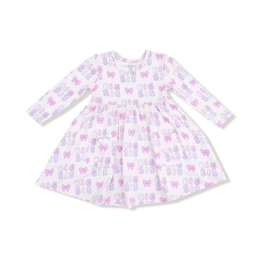 Big Sis - Twirly Long Sleeve Dress