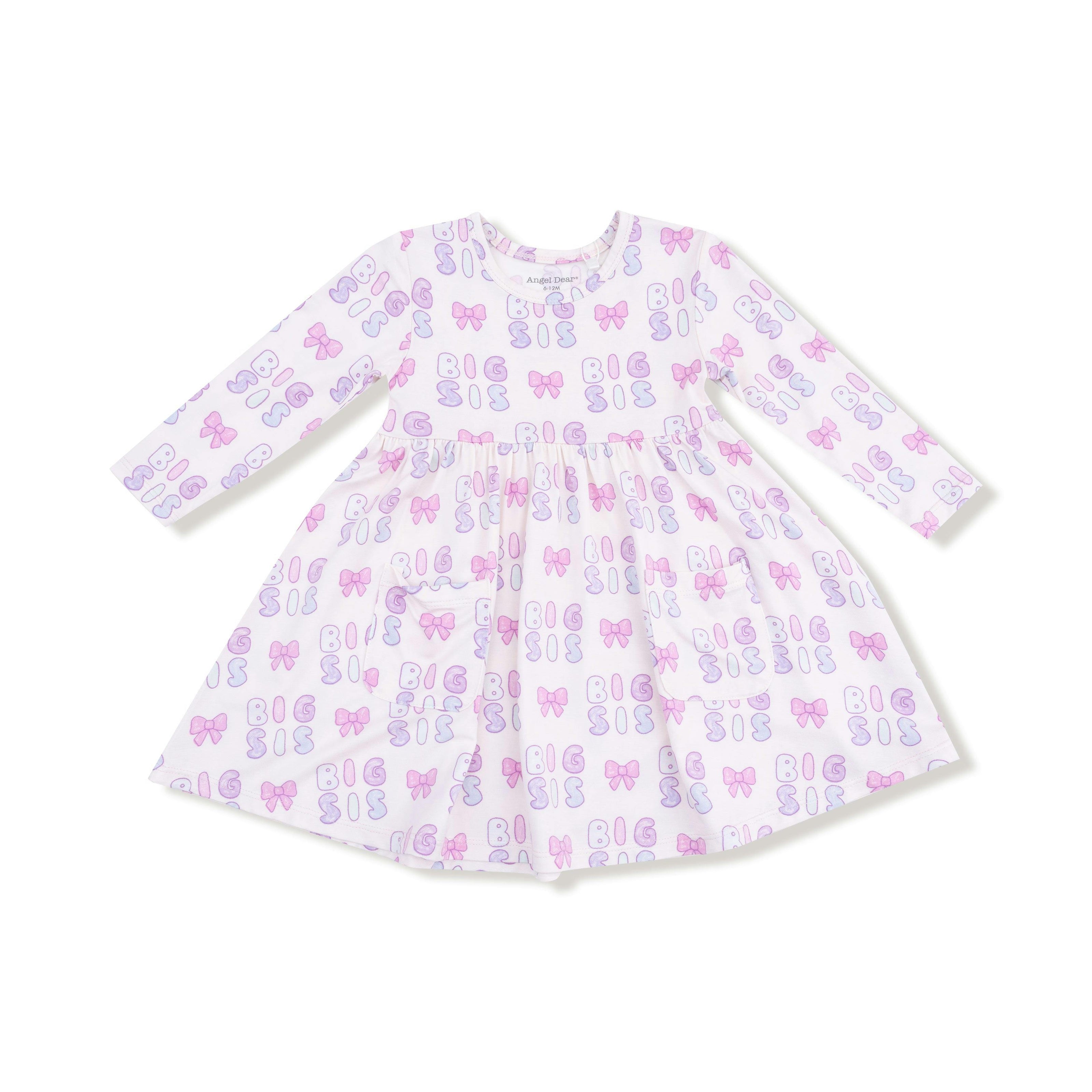 Big Sis - Twirly Long Sleeve Dress