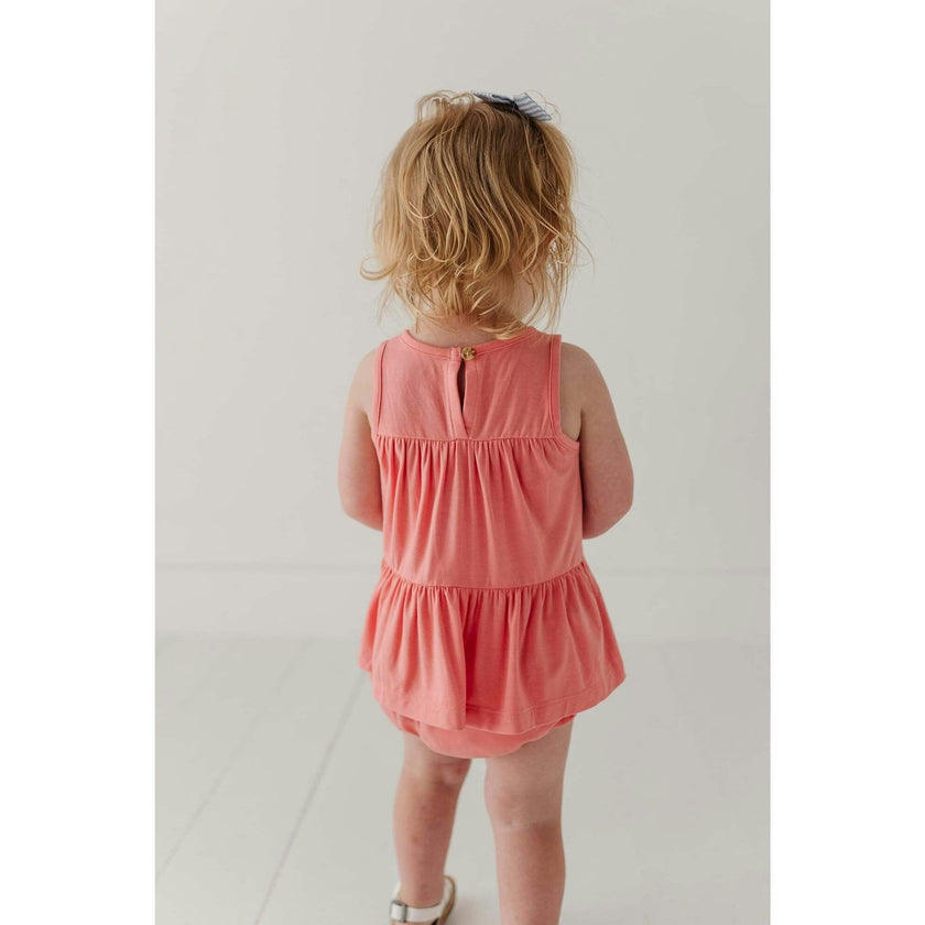 Baby Girl Double Peplum & Bloomer Set