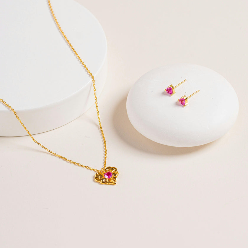 Ruby Liberty Studs
