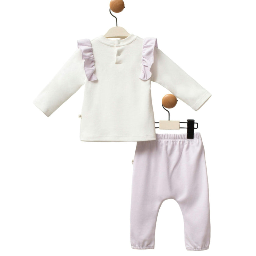 Purple Butterfly Outfit Set