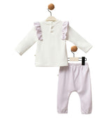 Purple Butterfly Outfit Set