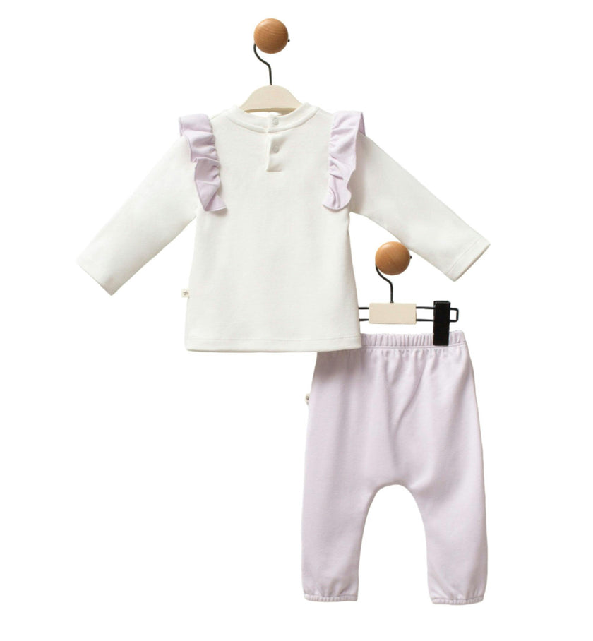 Purple Butterfly Outfit Set