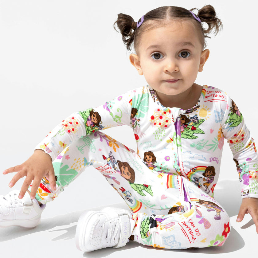 Dora: Tropical Dreams Bamboo Convertible Footie