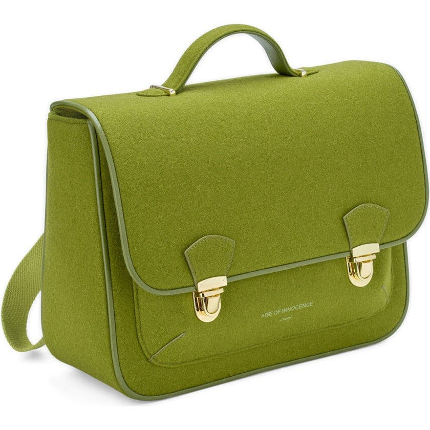 Boston Wool Adjustable Shoulder Strap Schoolbag