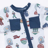 Football Patches - Convertible Romper