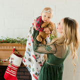 Cotton Muslin Swaddle Blanket - Holiday Haul