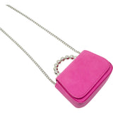 Tiny Metal Pearl Handle Handbag