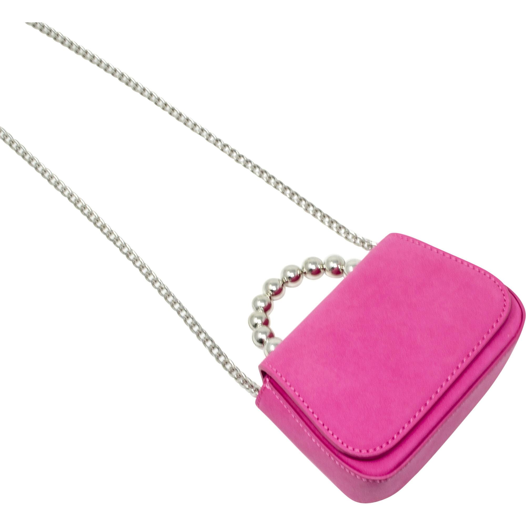 Tiny Metal Pearl Handle Handbag