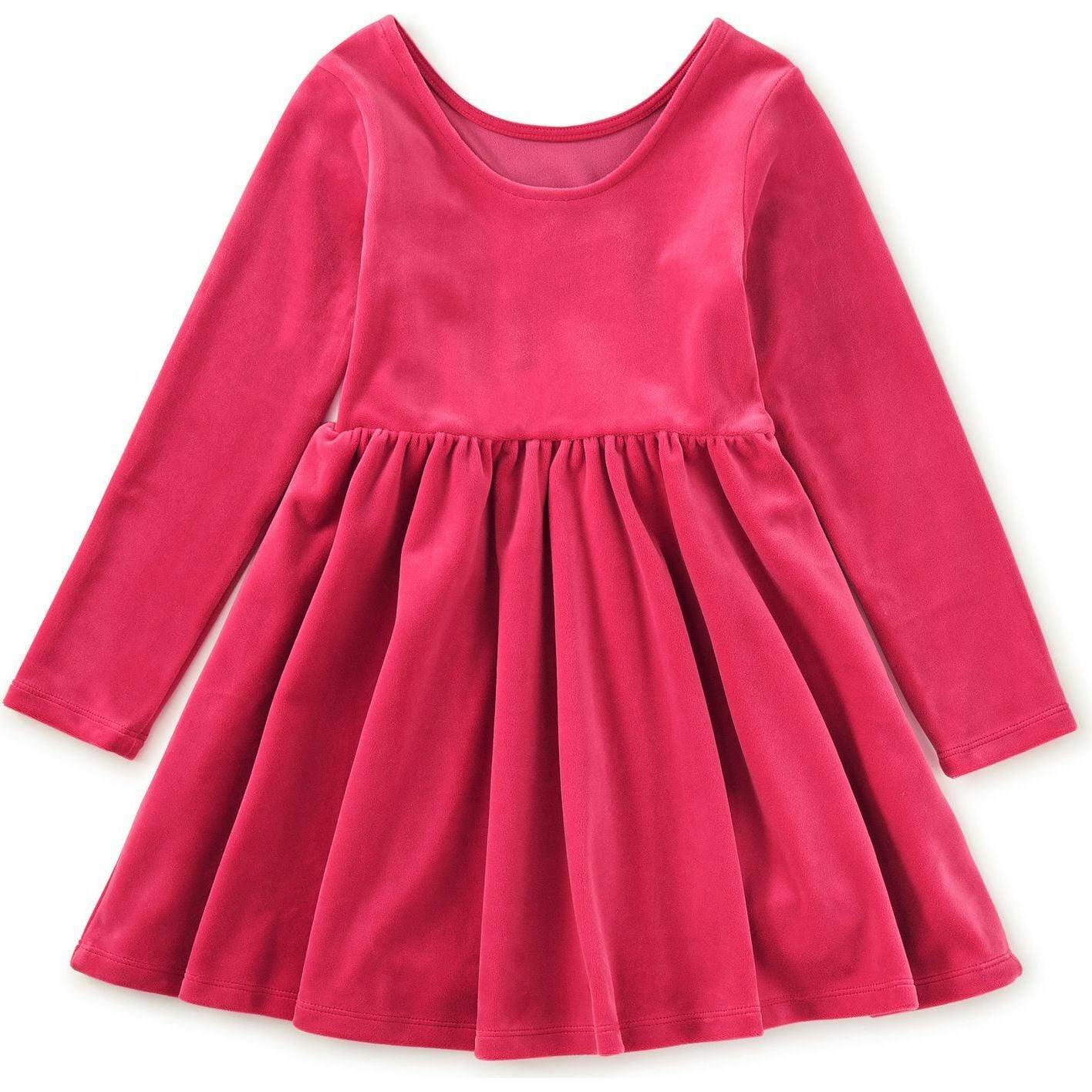 Velour Ballet Dress, Pink