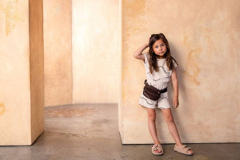 Girls Terry Wander Lust & Desert Dust Romper
