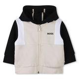 Sand Colorblock Jacket & Trousers Set